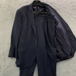 Brooks Brothers Makers And Merchants Madison Suit Blazer Mens 44R 2 Piece Pants*